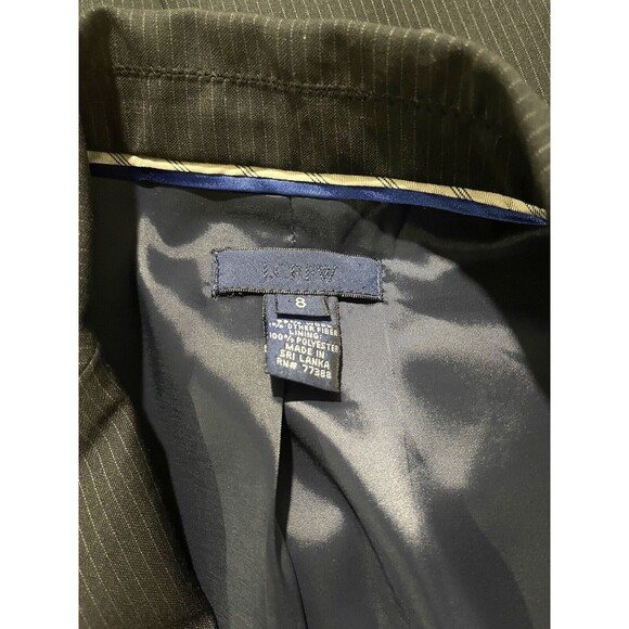 J. Crew Jacket Italian Wool blazer pinstripes career Businesses Office Women’s 8 - Picture 6 of 7